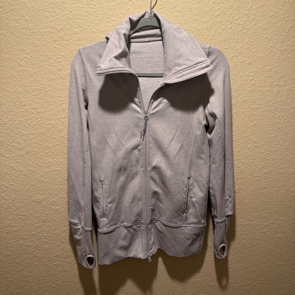 Lululemon Stride Jacket II Heathered Grey size 4 - Picture 6 of 10